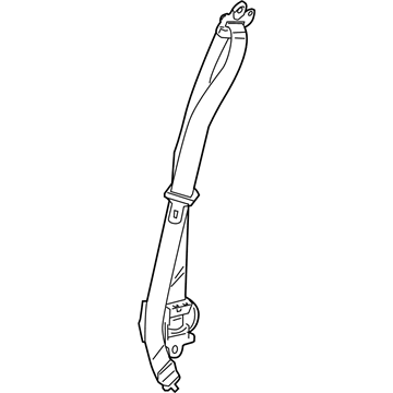 GM 15830222 Retractor Assembly