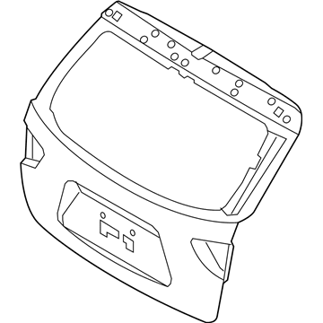 Hyundai 73700-3J020 Panel Assembly-Tail Gate