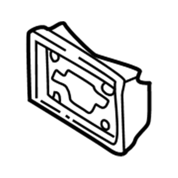 GM 10138809 License Bracket