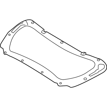 Nissan 65840-6CA0A INSULATOR Hood