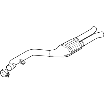 BMW 18-30-7-934-417 FRONT MUFFLER