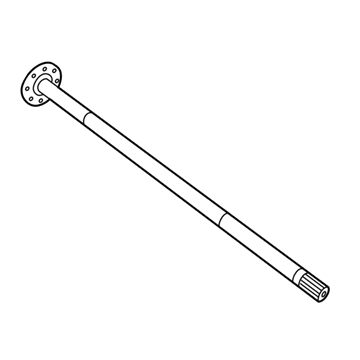 Mopar 68458234AA Axle Rear Shaft