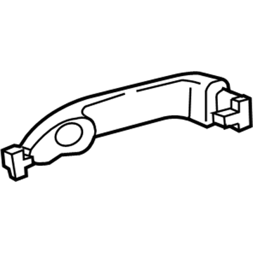 Lexus 69210-60110 Front Door Handle Assembly, Outside