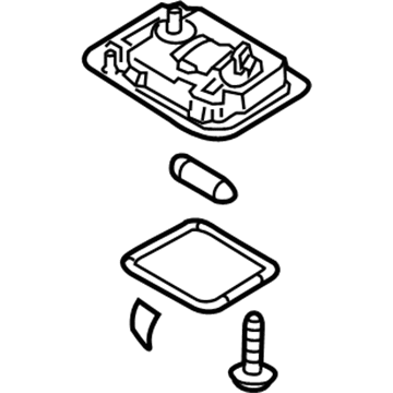 Hyundai 92620-1U001-OM Lamp Assembly-Luggage Compartment