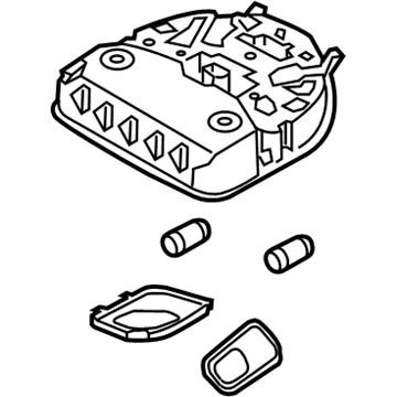 Hyundai 92800-4Z510-VYN Overhead Console Lamp Assembly