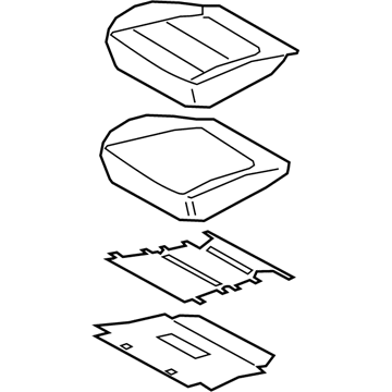 Hyundai 88100-J9010-SVA Cushion Assembly-FR Seat, LH