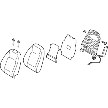 Hyundai 88300-J9600-SKN Back Assembly-FR Seat, LH