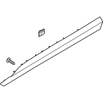 Hyundai 87722-S8200 GARNISH Assembly-FR Dr Side RH