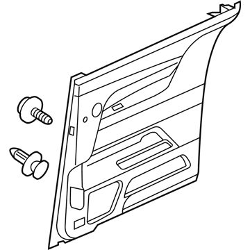 Honda 83751-TK8-A03ZA Lining, L. *NH686L*