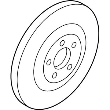 Nissan 40206-6HT0A Rotor-Disc Brake, Front