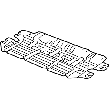 Acura 74650-SL0-010 Baffle, Rear Floor Heat