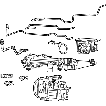 Mopar 4877128AK COMPRESSO-Air Suspension