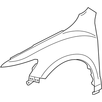 Acura 60211-TY2-A90ZZ Panel, Right Front Fender (Dot)