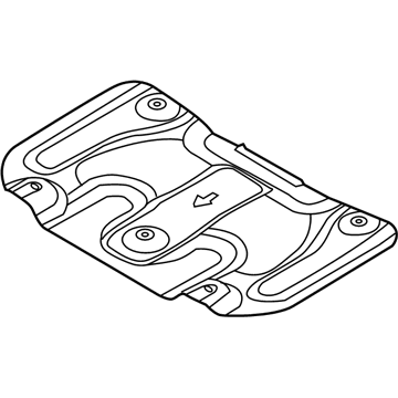 Kia 28795A7500 Protector-Heat Rear