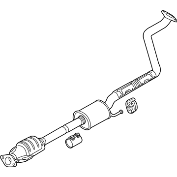 Kia 28600A7750 Center Muffler Complete