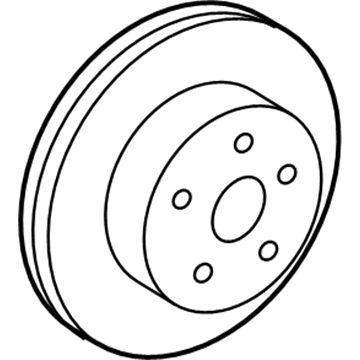 Lexus 43512-0E030 Rotor, Brake Front