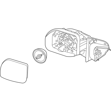 Ford NZ6Z-17682-C MIRROR ASY - REAR VIEW OUTER