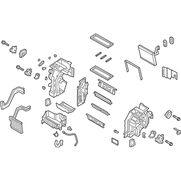 Hyundai 97100-3VDC0 Heater & Evaporator Assembly