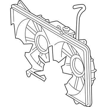 Lexus 16711-46350 Shroud, Fan