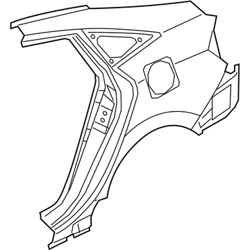 Honda 04636-TXM-A80ZZ Panel Set, Passenger Side (Dot)