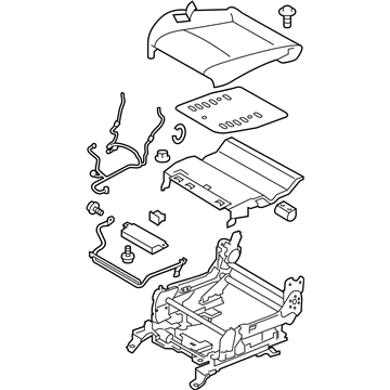 Infiniti 87350-1MA0B Cushion Assembly - Front Seat