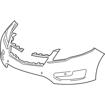 GM 20980829 Bumper Cover