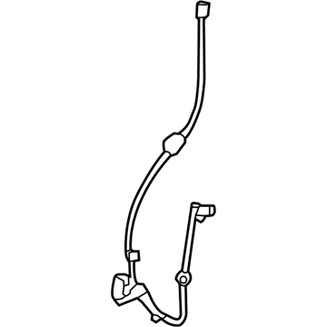 Hyundai 95681-1R000 Sensor Assembly-Abs Real Wheel , RH