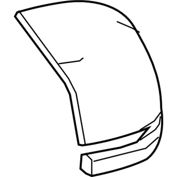 Honda 76201-T0A-A11YL Cap, Passenger Side Skull (Lunar Silver Metallic)