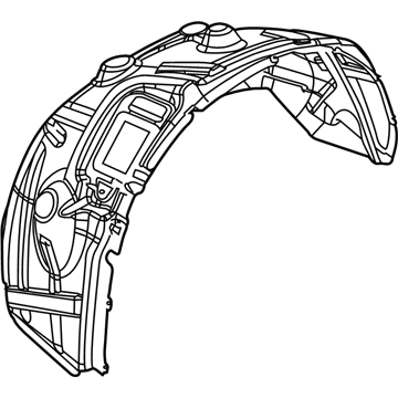 Mopar 68053737AG Shield-WHEELHOUSE