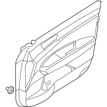 Kia 82307D5000BF9 Panel Assembly-Front Door