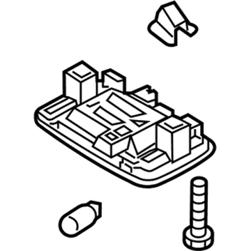 Hyundai 92850-G3000-TTX Room Lamp Assembly