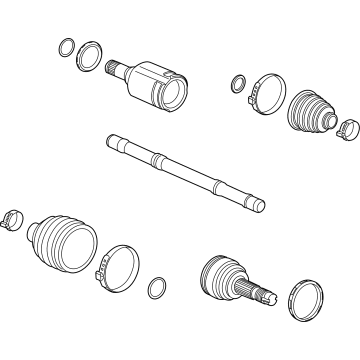GM 60002820 Axle Assembly