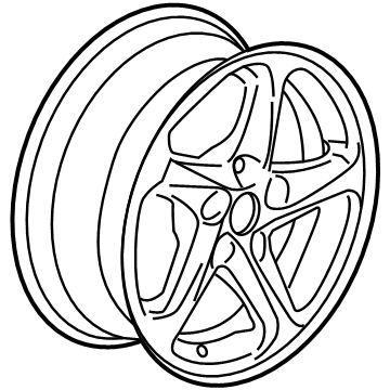 GM 22969719 Wheel, Alloy