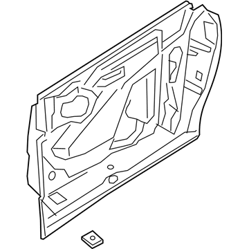 BMW 51-41-7-303-637 Shroud Panel, Front Left