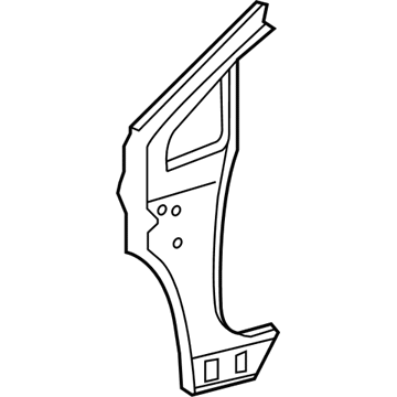 Lexus 61023-75011 Pillar Sub-Assembly, Front