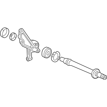 Honda 44500-TA1-A00 Shaft Assembly, Half