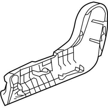 Honda 81338-THR-A01ZA Cover, R. Middle Seat Reclining *YR507L* (SHADOW BEIGE)