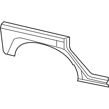 Mopar 55397016AI Panel-Body Side Aperture Rear