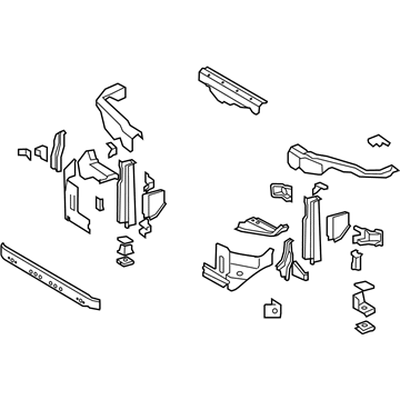 Toyota 53201-60330 Radiator Support