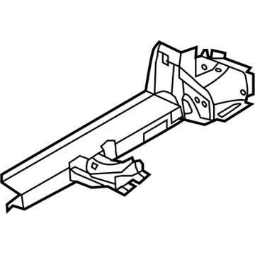 Nissan 76420-1JA0A Sill Assy-Rear, RH