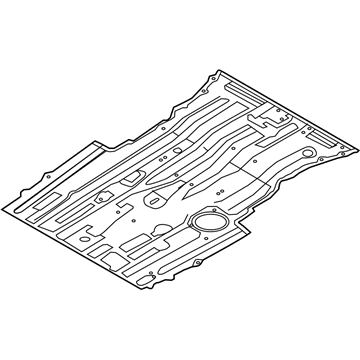 Nissan G4512-1JAMA Floor Re Front