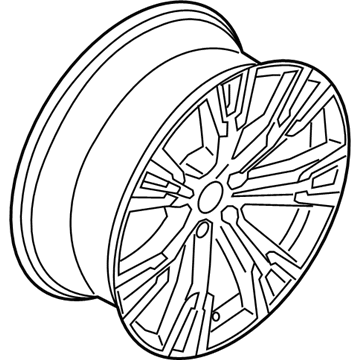 BMW 36-11-6-885-462 Disk Wheel, Light Alloy, In