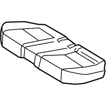 Lexus 71503-50110 Pad Sub-Assembly, Rear Seat