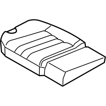 Hyundai 89200-3NAA0-WIT Cushion Assembly-Rear Seat, RH