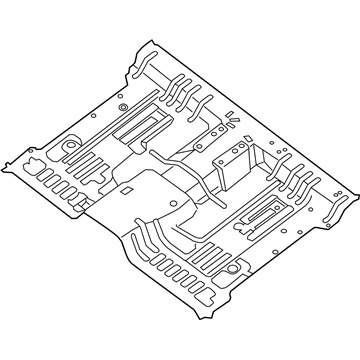 Nissan 74312-1PA0A Floor Assy-Front