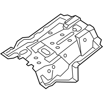 Nissan G4364-1PAMA Reinforce-Front Floor