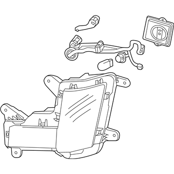 GM 84575579 LAMP ASM-FRT SI T/SIG