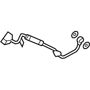 BMW 11-53-8-485-156 Coolant Line, Flow To Turbocharger