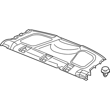 Honda 84505-TR2-A02ZB Tray, RR. *NH686L* (WARM GRAY)