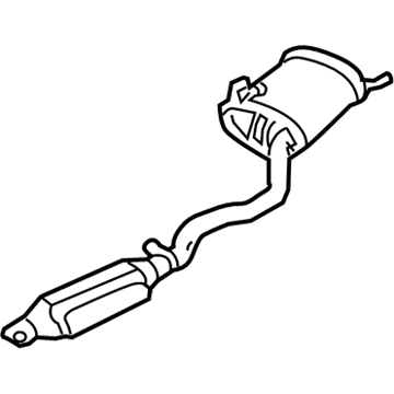 Acura 18307-SJA-A07 Muffler, Exhaust (R)